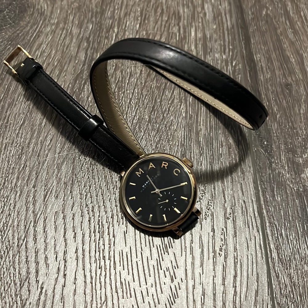 Marc By Marc Jacobs Black and Gold Women's Watch
